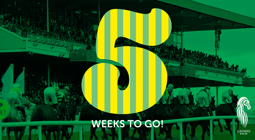 The Countdown has Started! 5 Weeks to go the Galway Races Summer Festival.