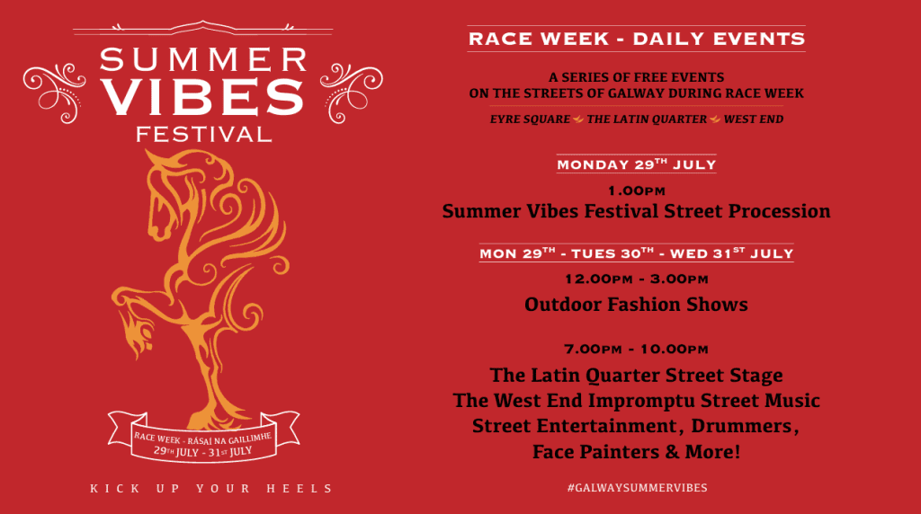Galway Races Summer Vibes – Where the city meets the track for a week of unbeatable fun!