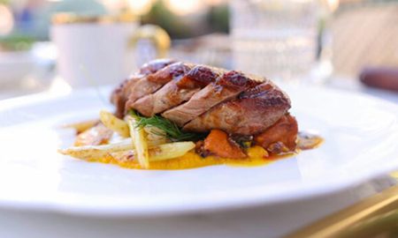 Panoramic restaurant meal at Galway Races